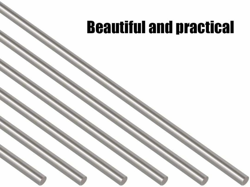 Pyramid Stainless Steel Straight Solid Metal Round Rod Lathe Bar