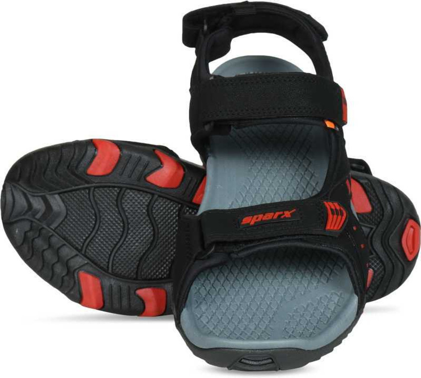 Sparx Men Black Red Sandals Buy Sparx Men Black Red Sandals