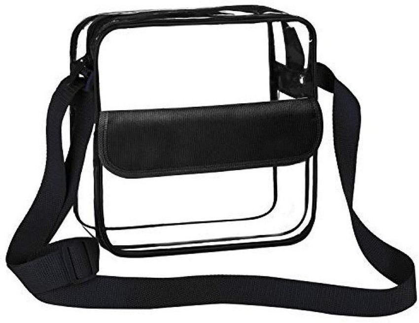 Transparent outlet sling bag