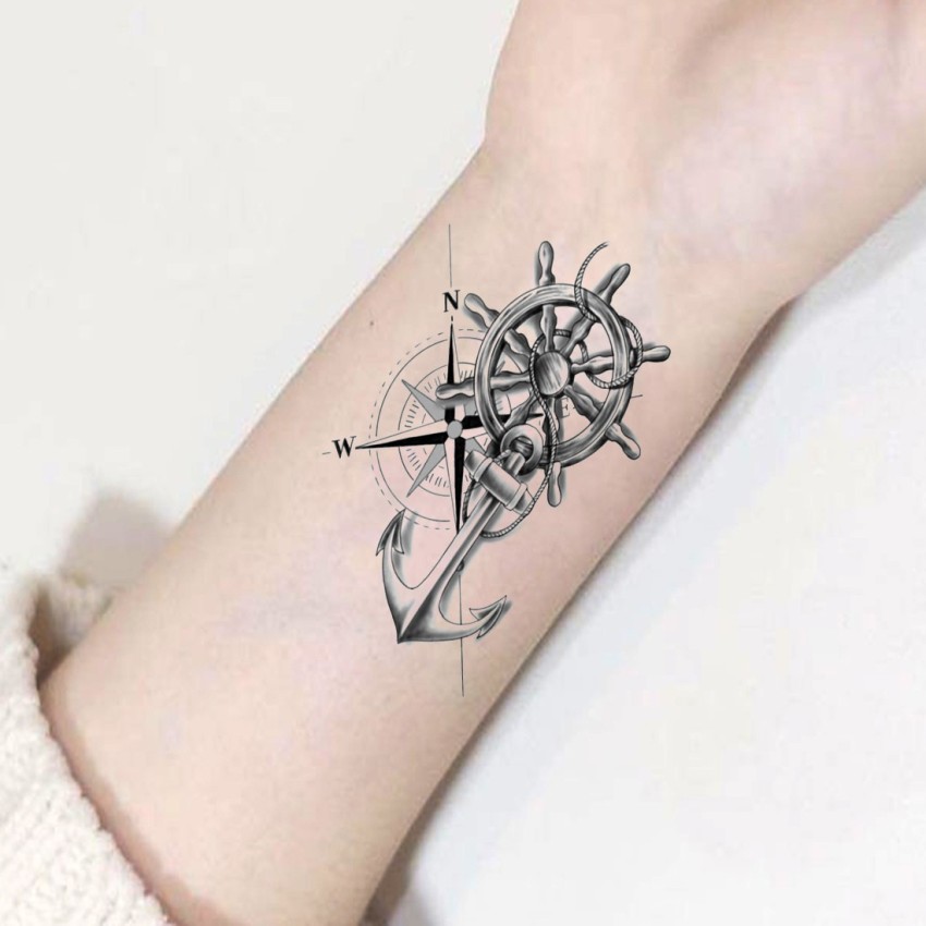 Whats the meaning of an anchor and wheel tattoo  Quora