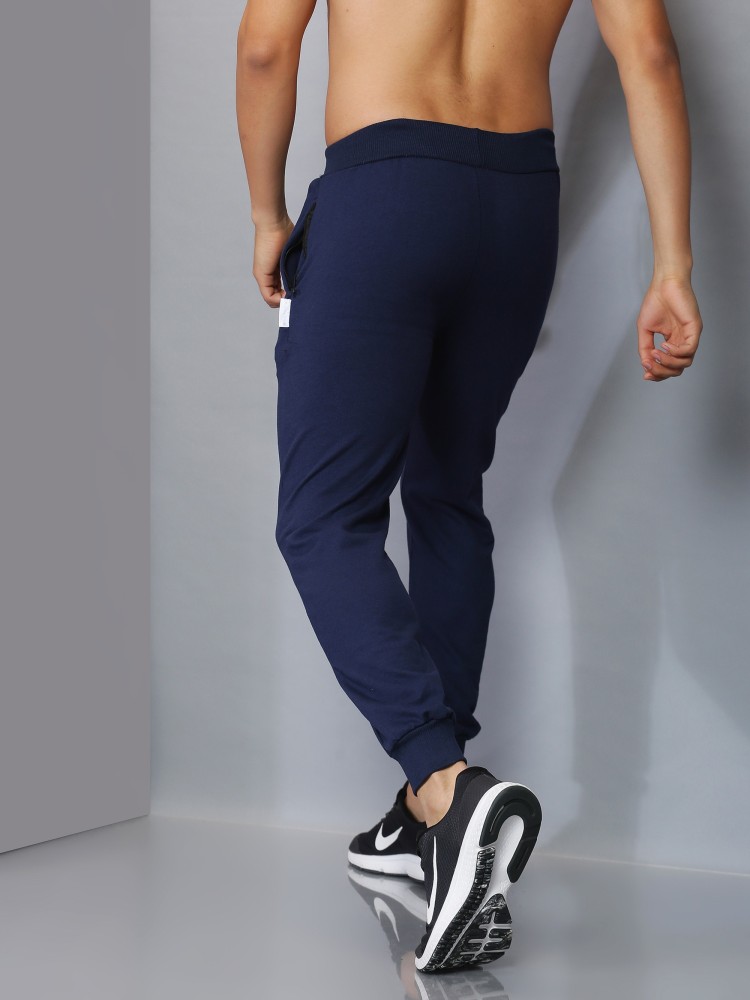 Kraasa Solid Men Dark Blue Track Pants - Buy Kraasa Solid Men Dark Blue  Track Pants Online at Best Prices in India