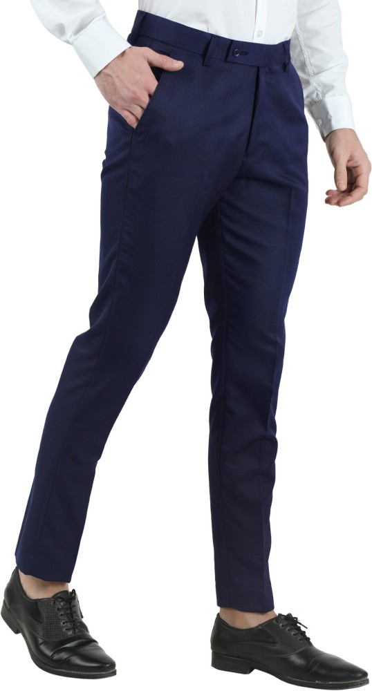 Park Avenue Neo Fit Blue Formal Trouser For Men