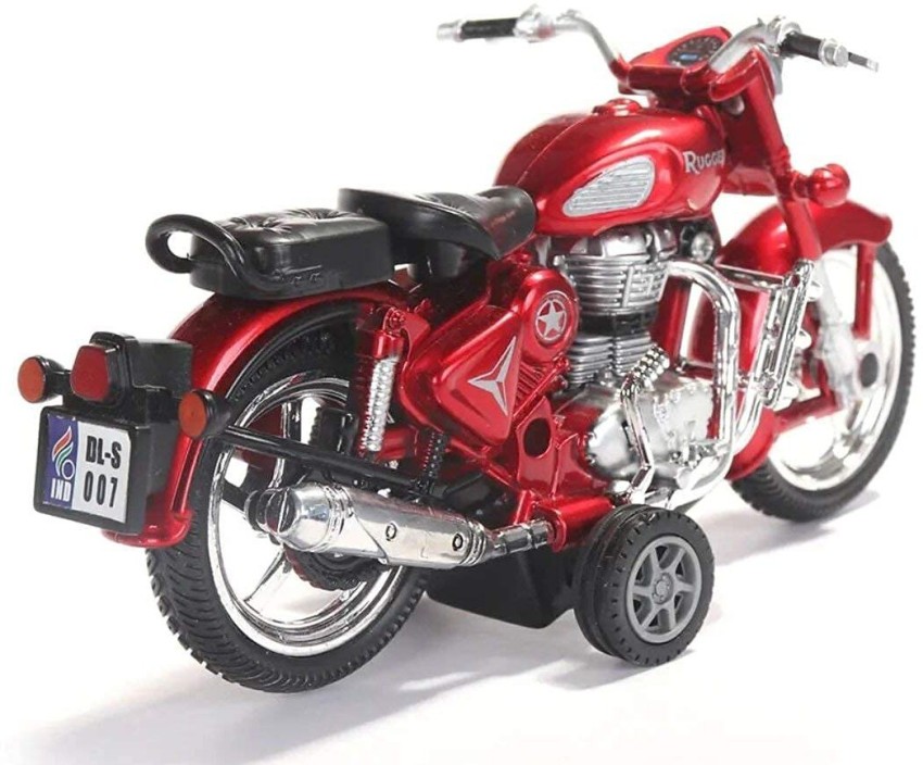 Orelius Fire Pull Back Ruged Bullet Type Bike for Kids