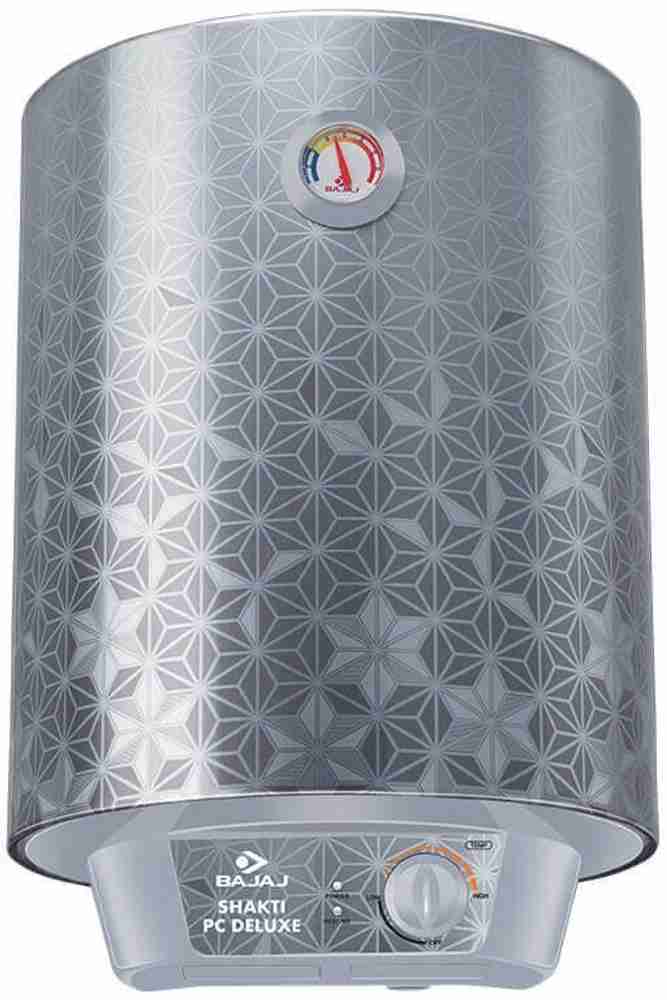 BAJAJ 10 L Storage Water Geyser (Shakti PC Deluxe, Grey) Price in India -  Buy BAJAJ 10 L Storage Water Geyser (Shakti PC Deluxe, Grey) online at  Flipkart.com