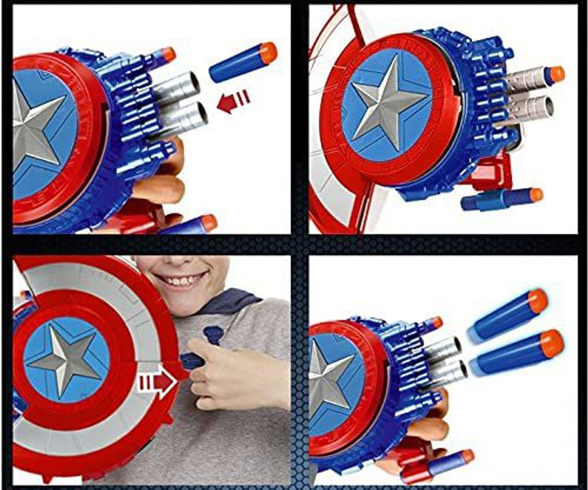 Marvel captain america civil war blaster reveal sales shield