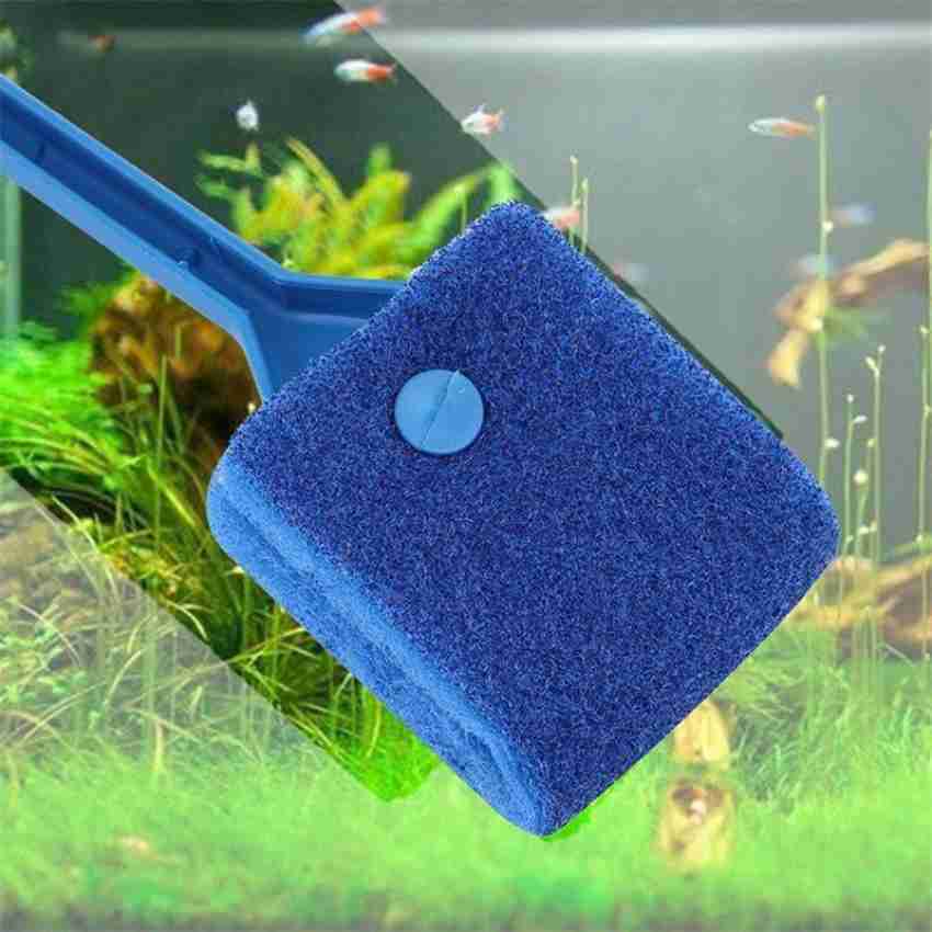 Petzlifeworld Aquarium Glass Fish Tank Cleaning Sponge Brush Plant Algae  Scraper Cleaner Scratch Free Magnetic Aquarium Cleaner