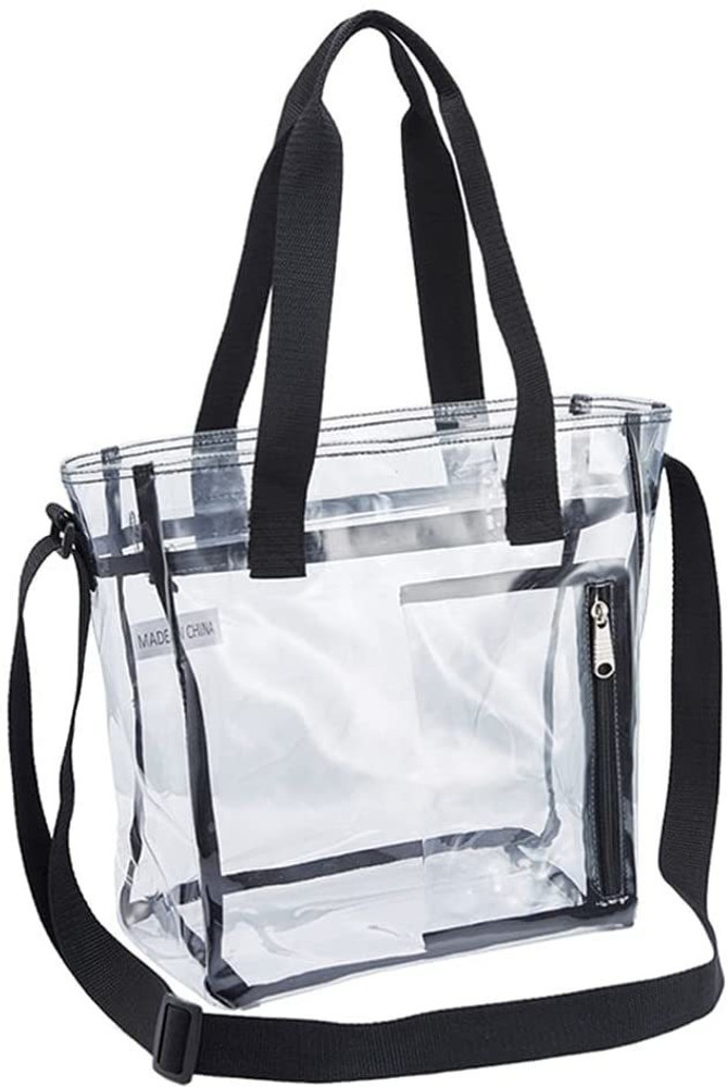 Transparent shoulder bag shop