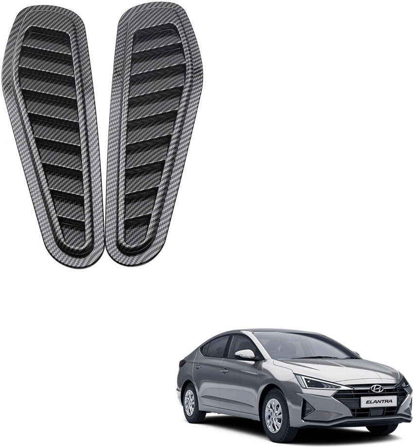 SEMAPHORE Car Air Flow Intake Carbon Fiber Decorative Scoop Hood