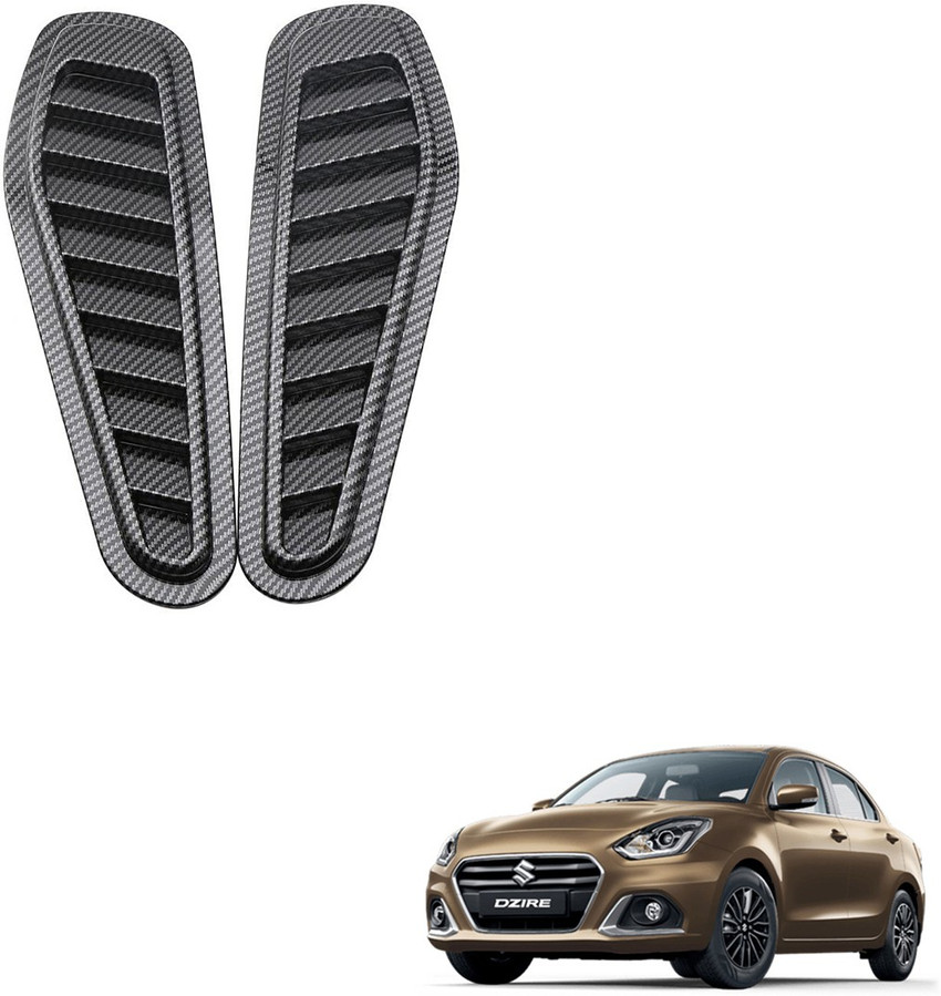 SEMAPHORE Car Air Flow Intake Carbon Fiber Decorative Scoop Hood