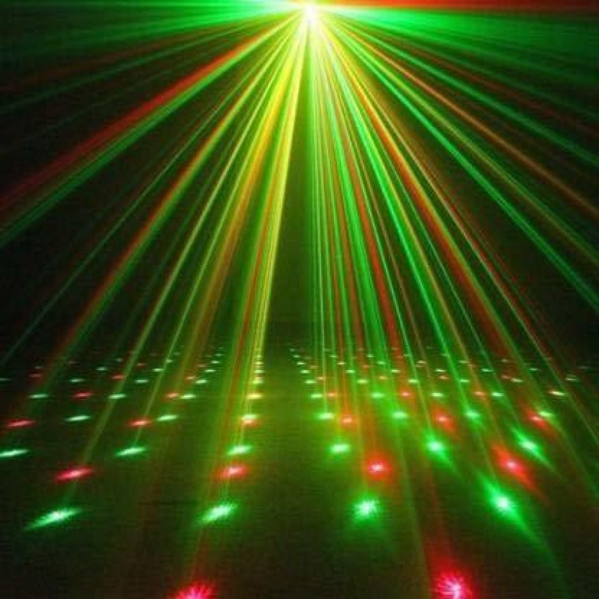 GiftMax Mini Laser Projector Stage Lighting Sound Activated Laser for Party  and DJ Multicolor (Design Pattern) (Stage Light 6 in 1) Shower Laser Light