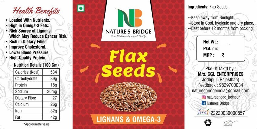 Flaxseeds: Nutritional Facts and Health Benefits