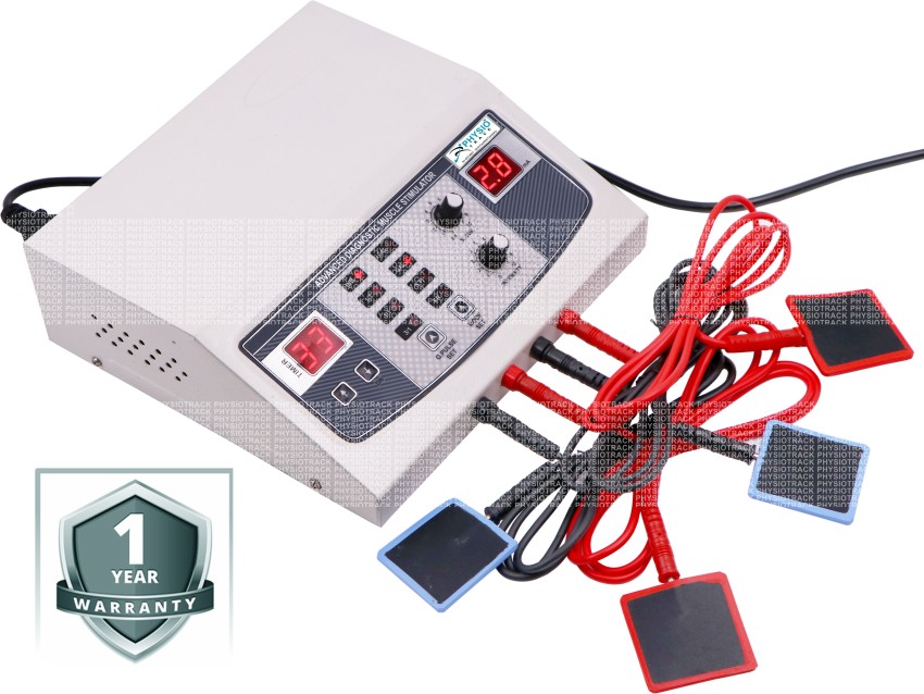 Physiotrack Muscle Stimulator 4 Channel with 4 Pin Electrotherapy