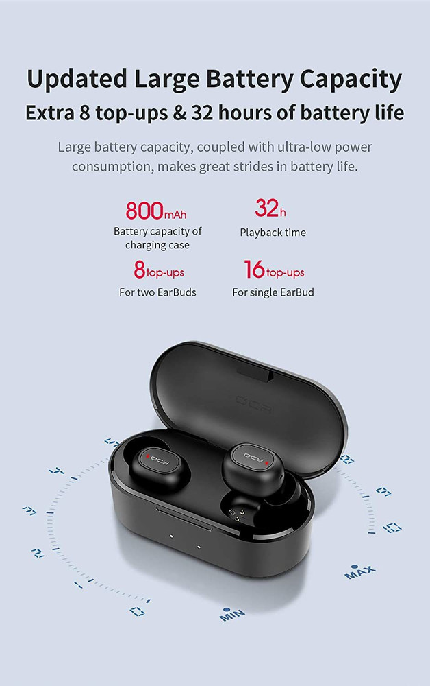 Qcy top earbuds t2c
