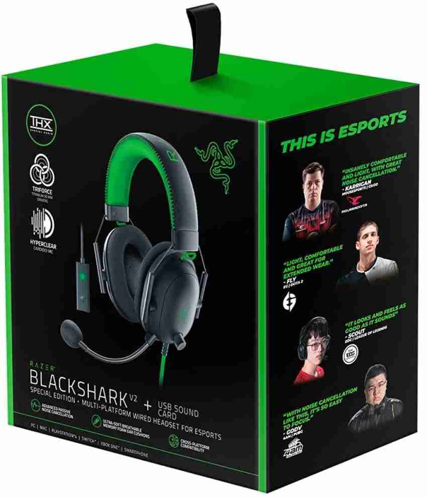 Razer BlackSharkV2 USB Sound Card Specialedition Wired