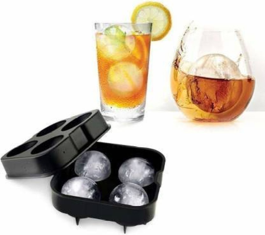 Silicone Whiskey Ice Cube Ball Innovative Design Makes Easy Ice Ball Use  for Bar Accessories
