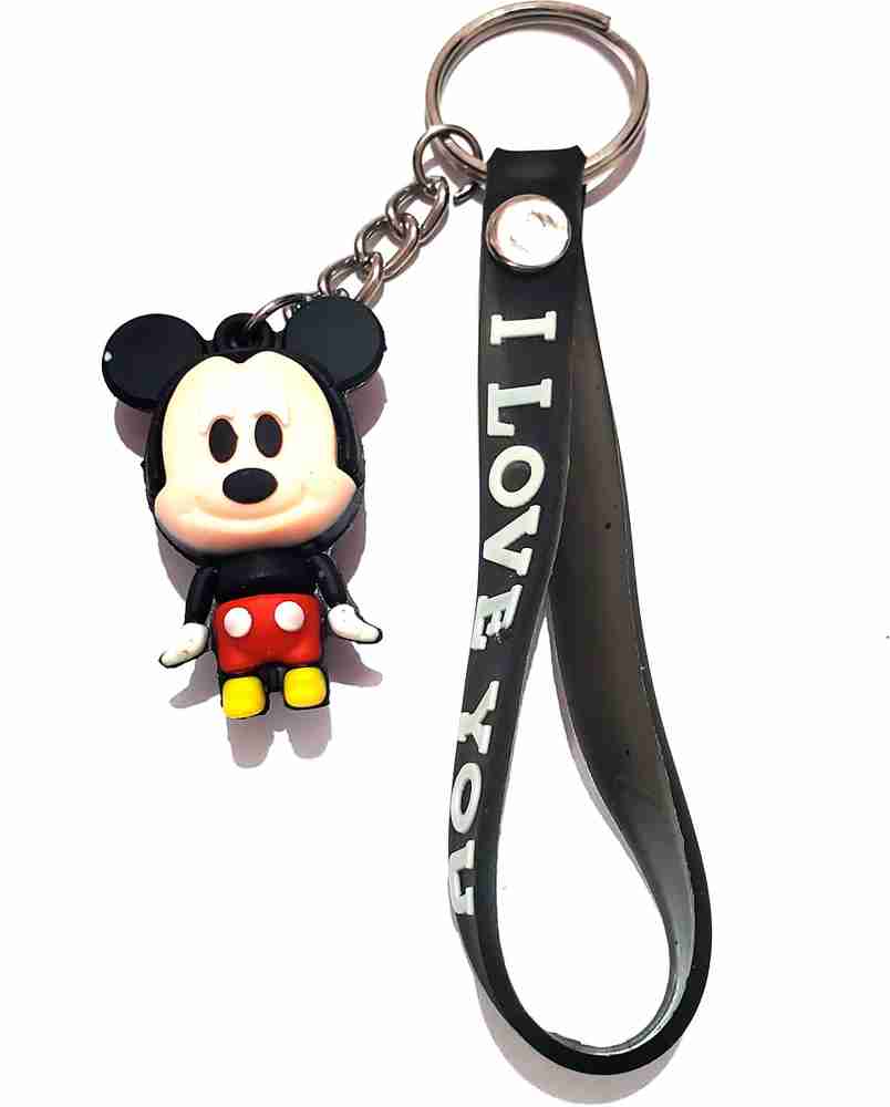 Mickey head keychain shop