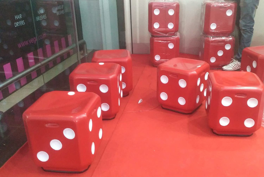 Dice 2025 shaped chair