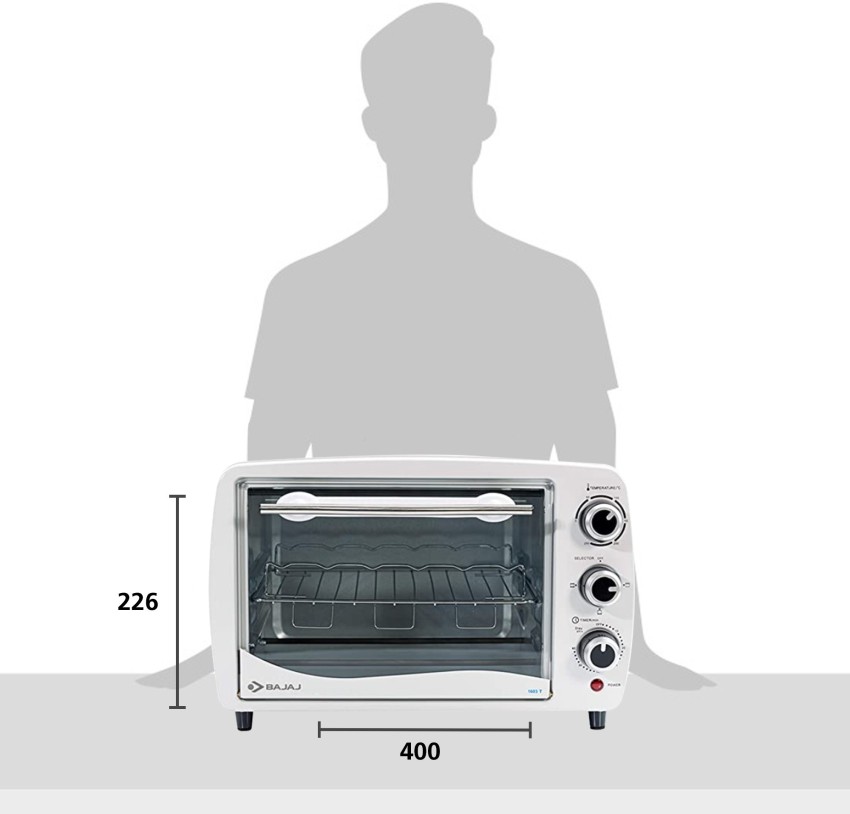 bajaj majesty 1603 t 16 litre oven toaster grill white