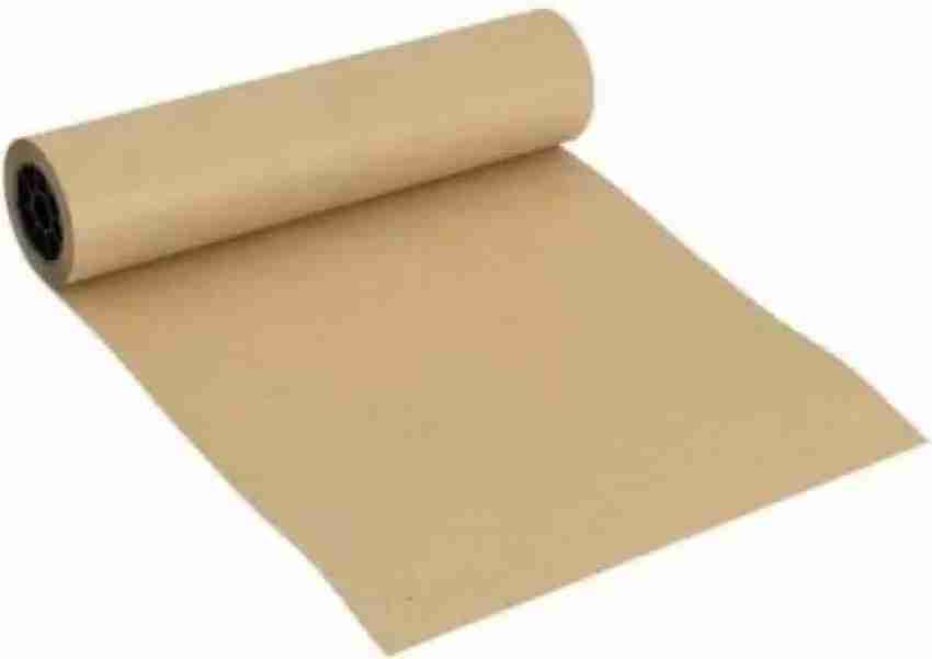 Eco Kraft Brown Paper 22 Inch* 10 Mtr Roll 100 gsm, 120 gsm  Paper Roll - Paper Roll