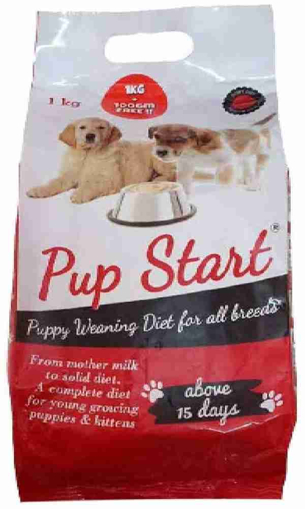 When to start puppies on puppy food cheap