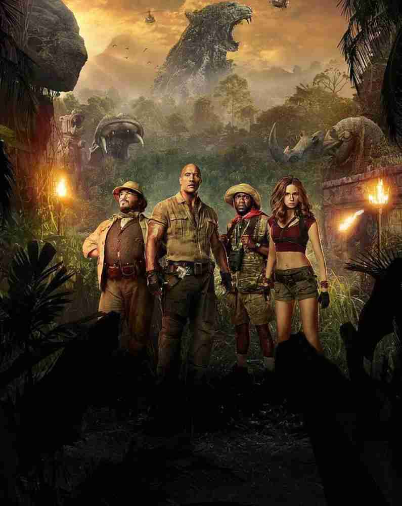 Jumanji - Welcome to the Jungle Posters - Jack Black - A3 & A4