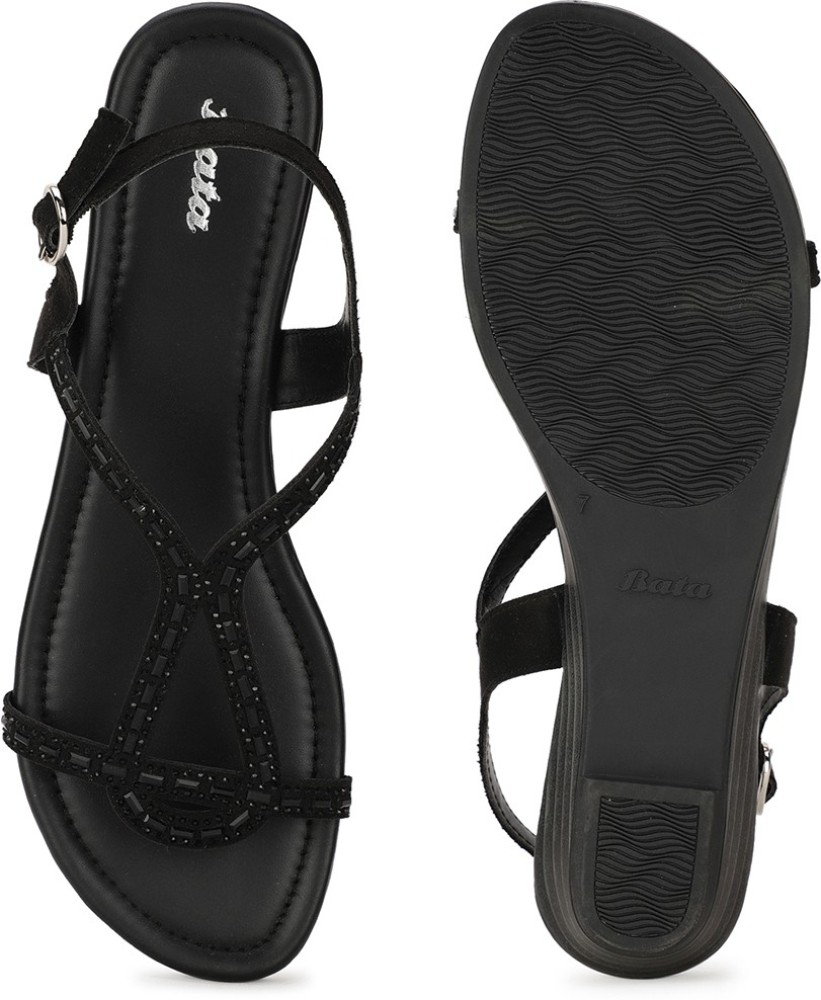 Bata hot sale black sandal