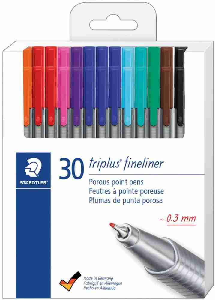 Staedtler Triplus Fineliner Porous Point Pens Fine Point 0.3 mm