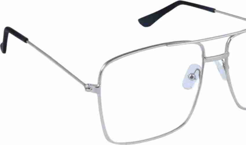 Buy MEHJ Rectangular Sunglasses Clear For Men & Women Online @ Best Prices  in India
