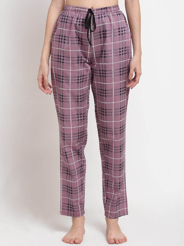 Buy Claura Women Pack Of 2 Green & Pink Lounge Pants Lower 11 D Green Pink  - Lounge Pants for Women 6632588 | Myntra