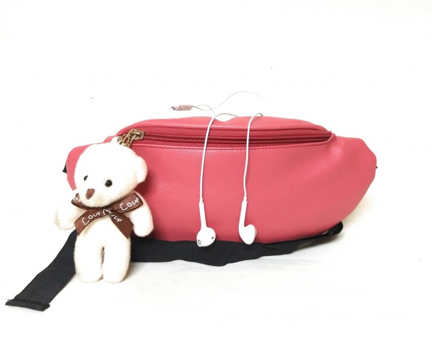 Teddy Bear Furry Fanny Pack Hip Bag Shoulder Sling Waist Belt Zipped  Adjustable