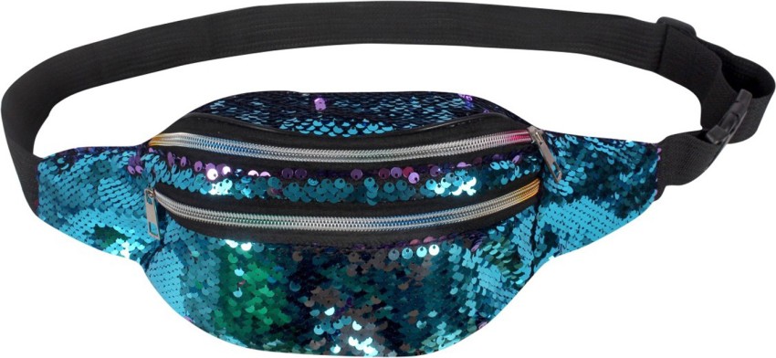 Glittery waist bag - Blue/Glittery - Kids