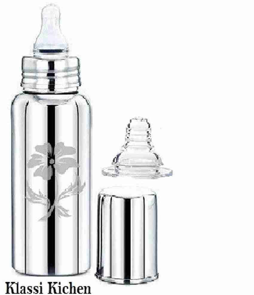 Stainless steel milk feeding deals bottle