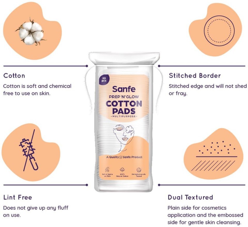 Cotton Rounds Bundle - 600 PC Facial Pads Set for Face, Makeup Removal and  More (Cosmetic Pads for Cleansing and Exfoliating)