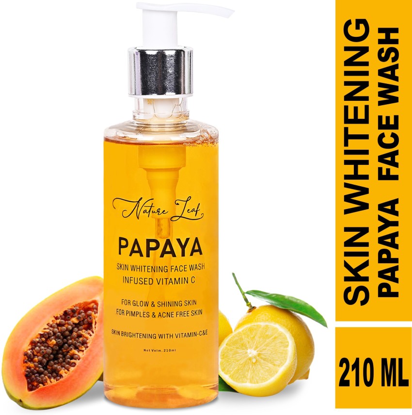 nature leaf Papaya Skin Whitening Face Wash Price in India Buy