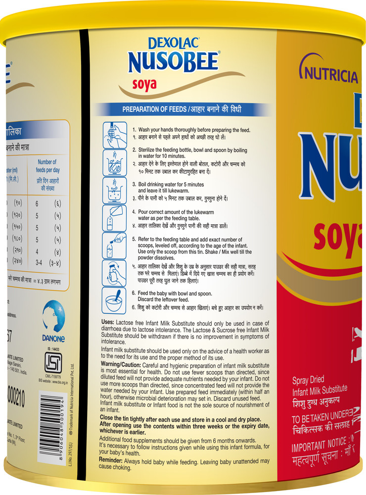 Dexolac nusobee shop soya