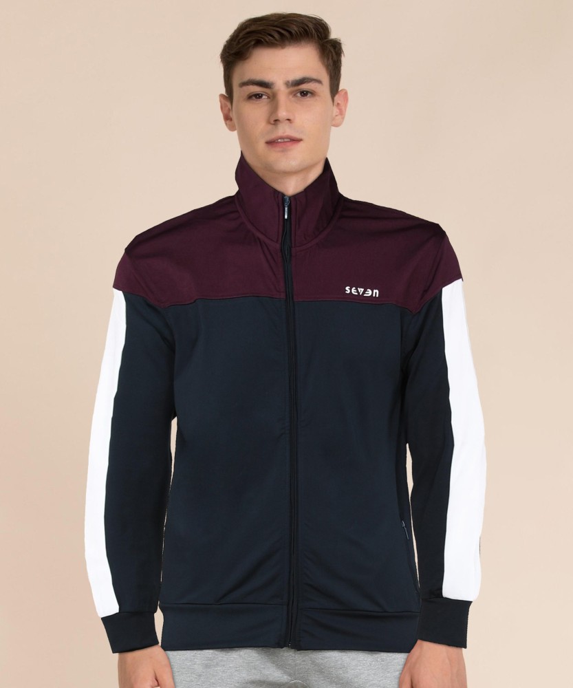 Seven By MS Dhoni Full Sleeve Colorblock Men Jacket Buy Seven By MS Dhoni Full Sleeve Colorblock Men Jacket Online at Best Prices in India Flipkart