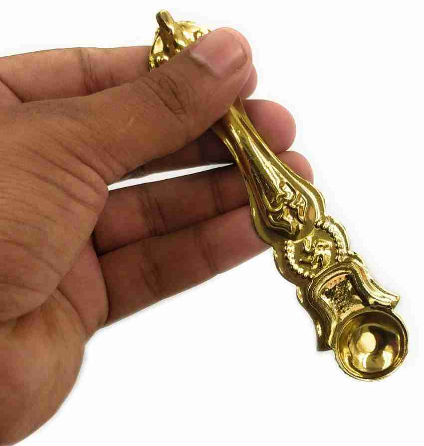 shinde exports Brass/Pital ladle/ pali/ spoon for pooja daily use Brass  Table Spoon Set Price in India - Buy shinde exports Brass/Pital ladle/  pali/ spoon for pooja daily use Brass Table Spoon