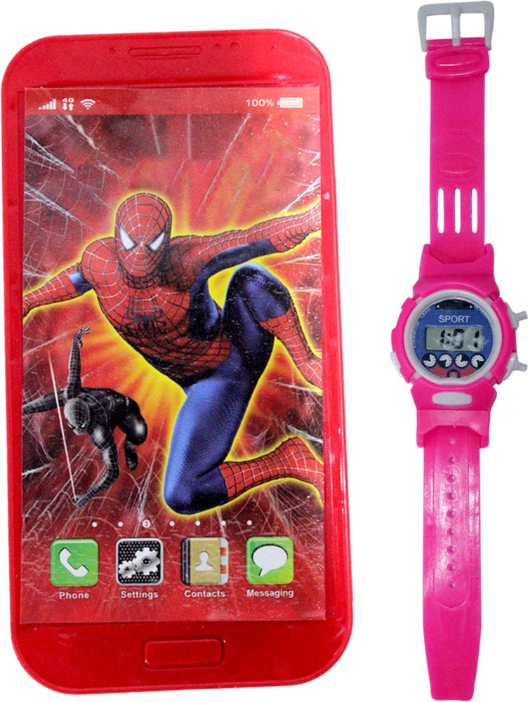 Majik Musical Phone Toy with Watch for Kids Girls and Boys Pack of