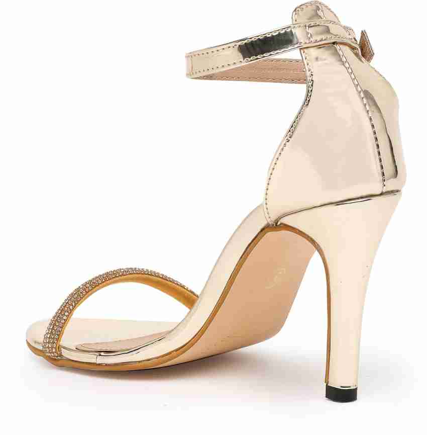 Gold cheap outlet heels