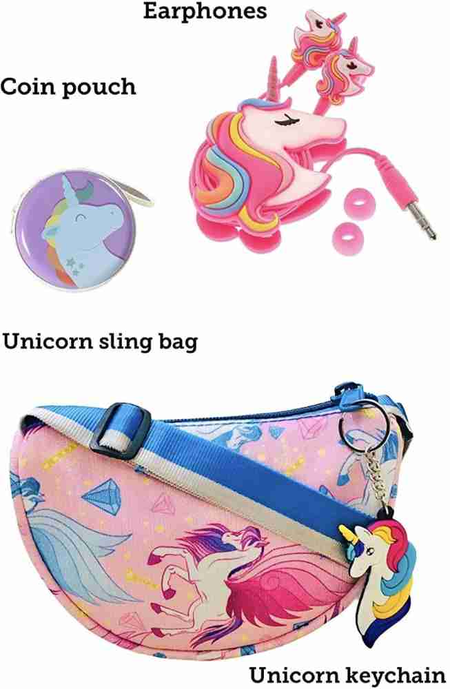 Le Delite Kids Handbag girls,Sling Bag,Coin Purses,Gift for  kids girl,Cute bags/Unicorn stylish purse/baby girls doll bag/kids hand bag  Waterproof Sling Bag - Sling Bag