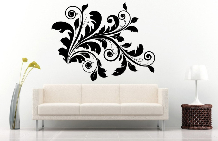 Flower wall stickers for bedrooms outlet
