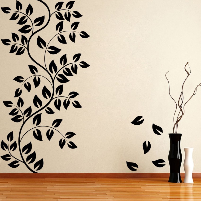 Decor Kafe 55.88 cm Floral Self Adhesive Wall Decal Small Size-21*22 Inch Self  Adhesive Sticker Price in India - Buy Decor Kafe 55.88 cm Floral Self  Adhesive Wall Decal Small Size-21*22 Inch Self Adhesive Sticker online at