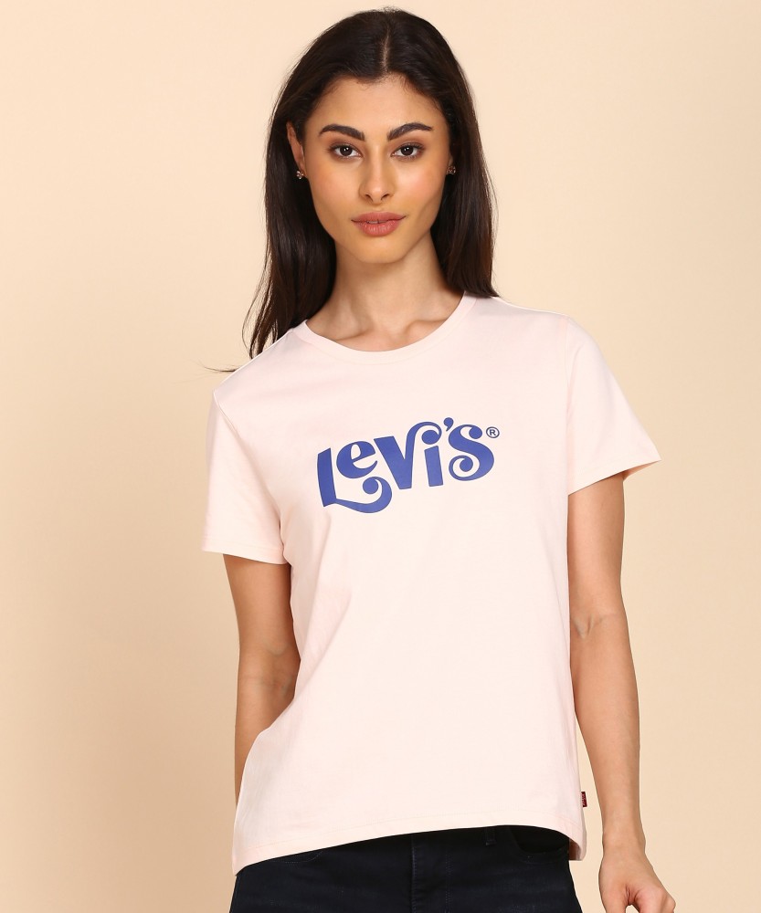 Levis logo t shirt women's india online