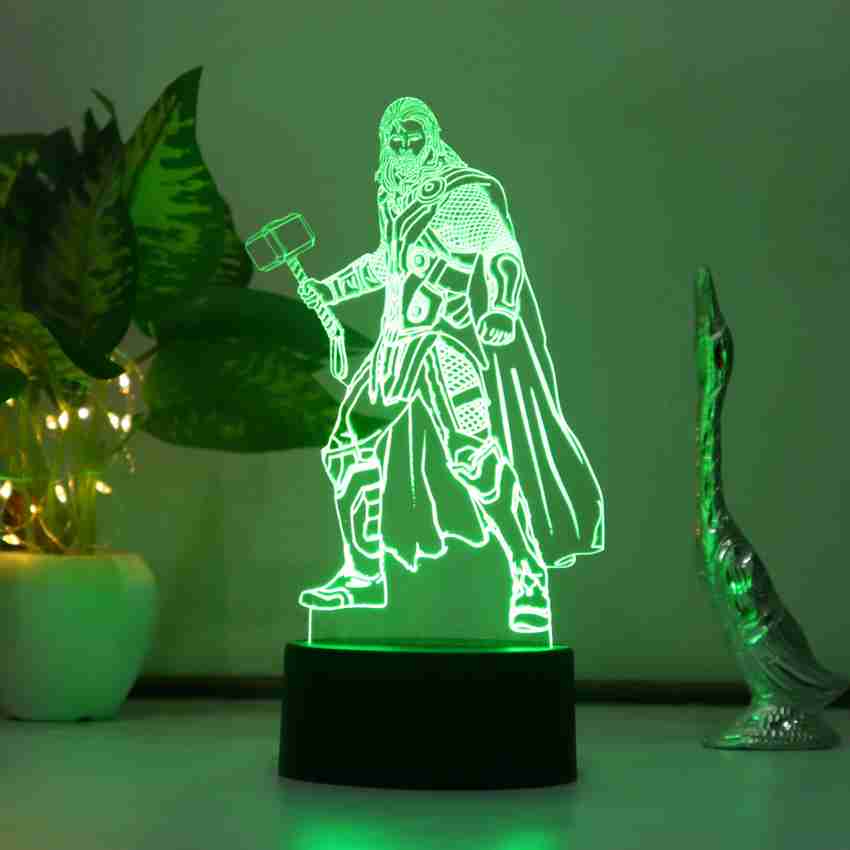 Avengers night hotsell light 3d