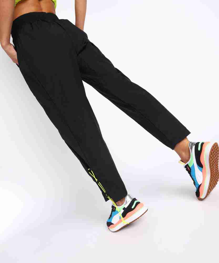 REEBOK Solid Women Black Track Pants - Buy REEBOK Solid Women