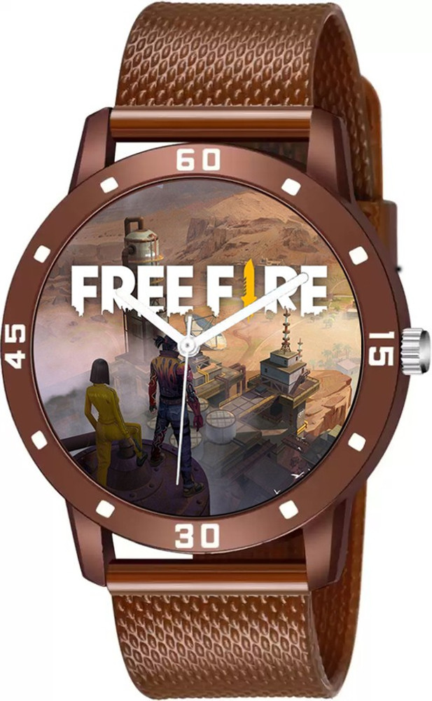 THE STATUS New stylish free fire game lover boys and girls brown
