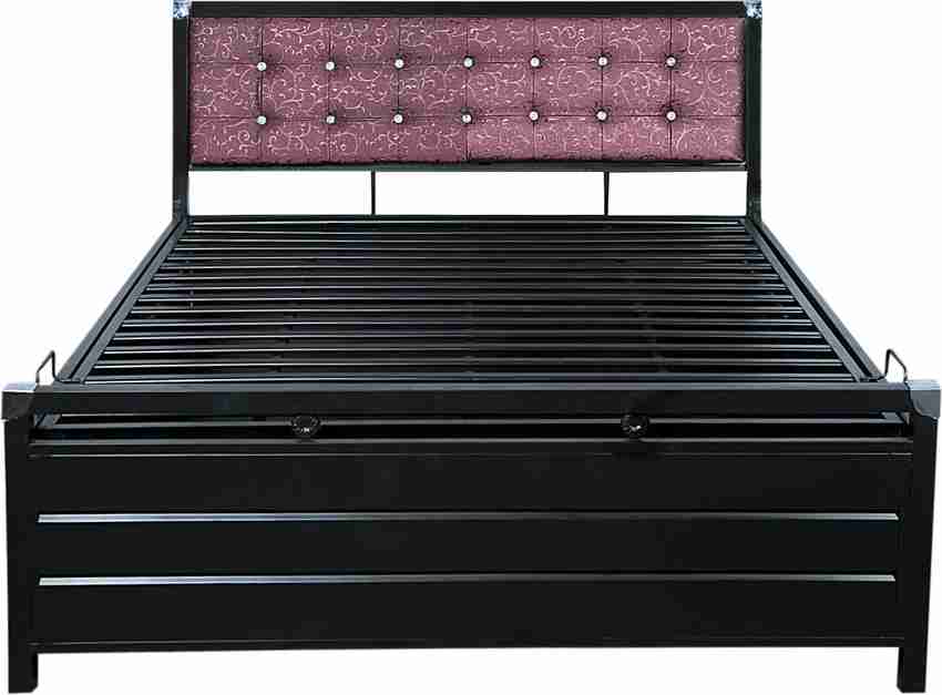Steel cot with storage hot sale