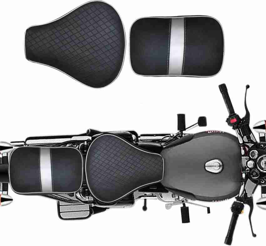 Royal enfield gunmetal grey seat cover shop