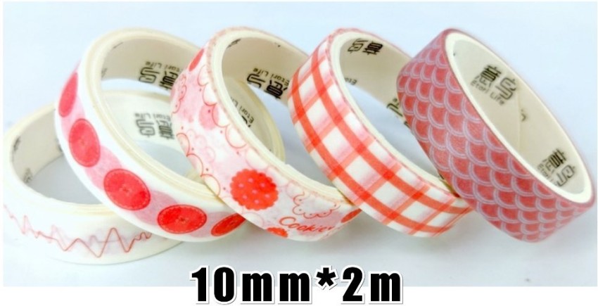 Craftcape washi tape NA Washi Tapes are made from premium  paper and is easy to tear and use them anywhere you want (Manual) - Washi  Tapes are made from premium