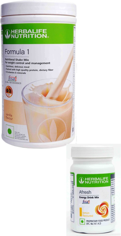 HERBALIFE Formula 1 Nutritional Shake Mix Vanilla 500 gm And Active fiber  complex Plant-Based Protein Price in India - Buy HERBALIFE Formula 1  Nutritional Shake Mix Vanilla 500 gm And Active fiber